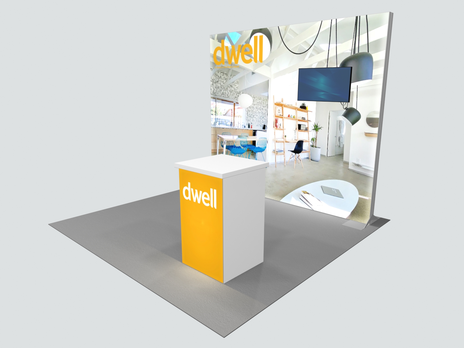 10x10 small trade show booth ideas