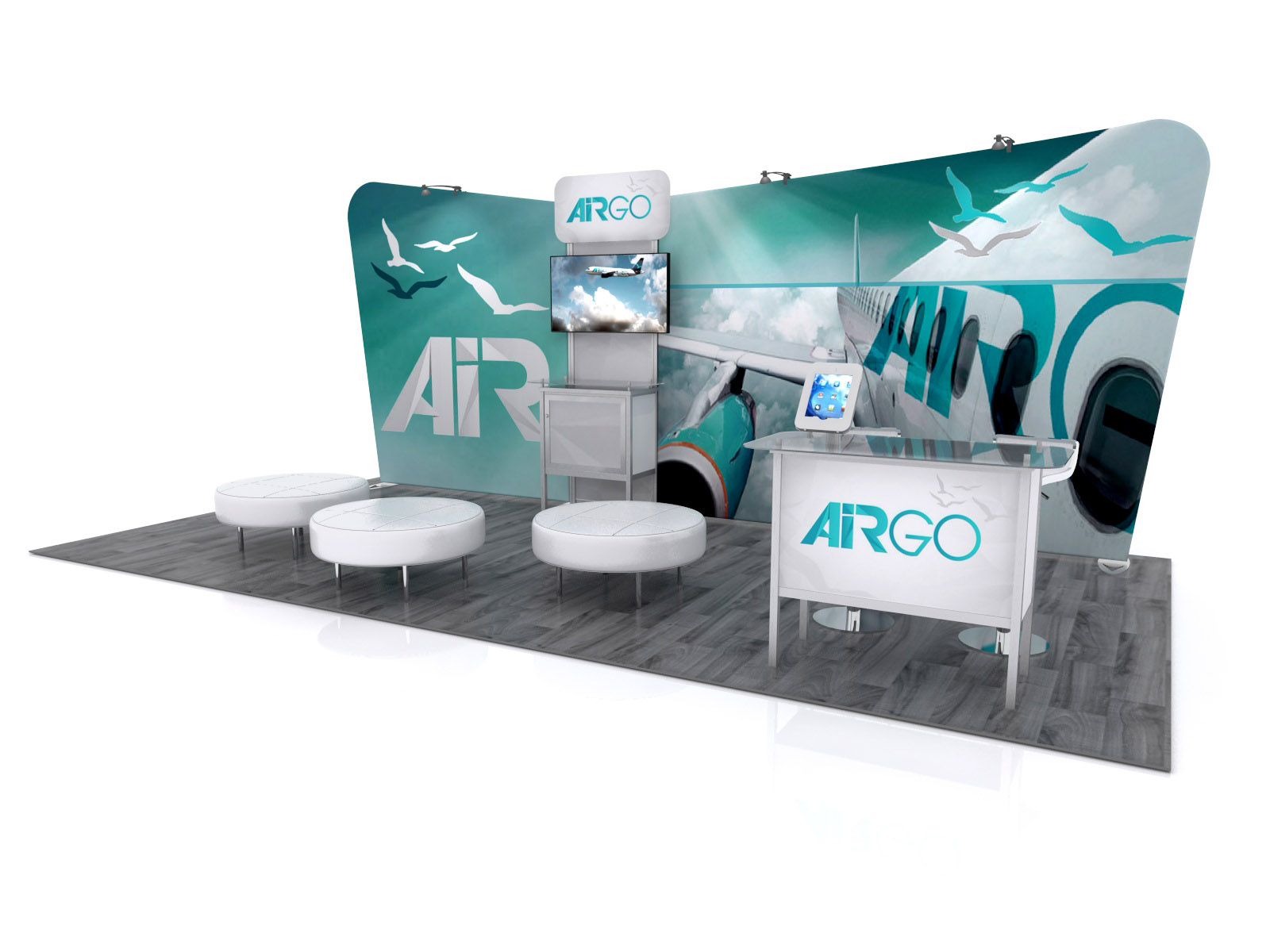 AirGo small trade show booth ideas