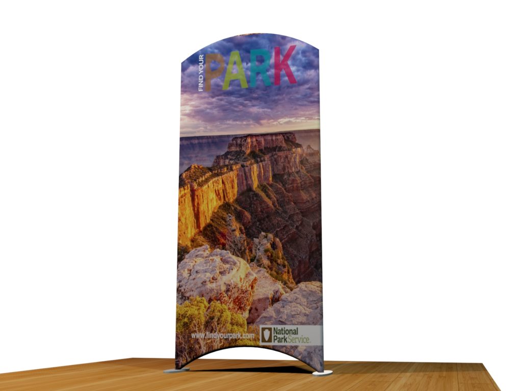 Fabric Display Stand National Park Service