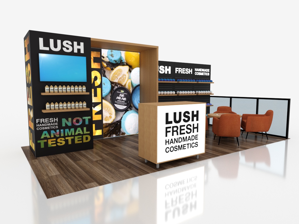custom eco friendly display