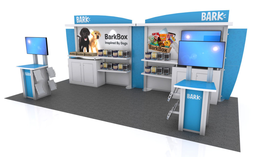 how to set up a trade show booth