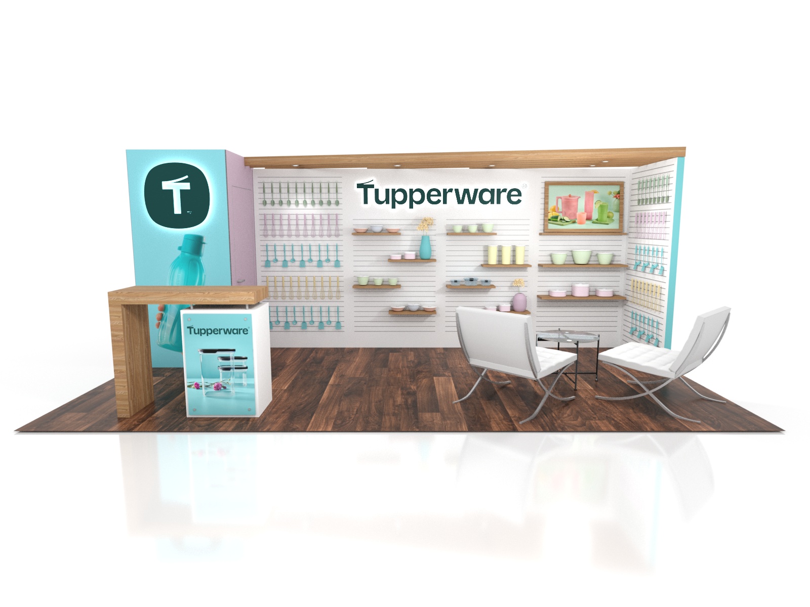 sustainable 10 x 20 booth