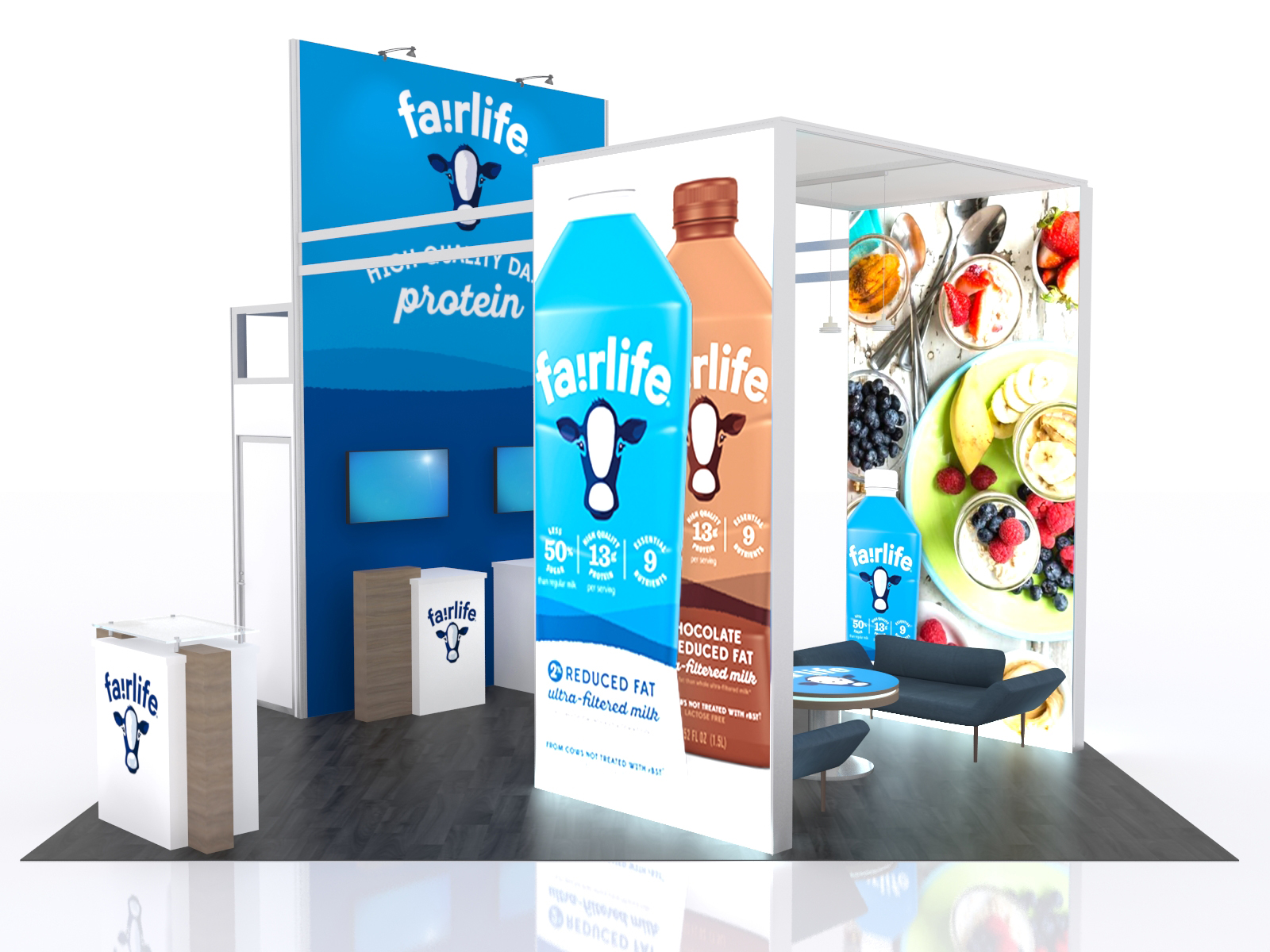 trade show booth on a budget
