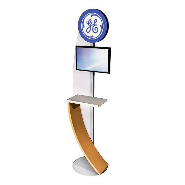 trade show touch screen kiosk