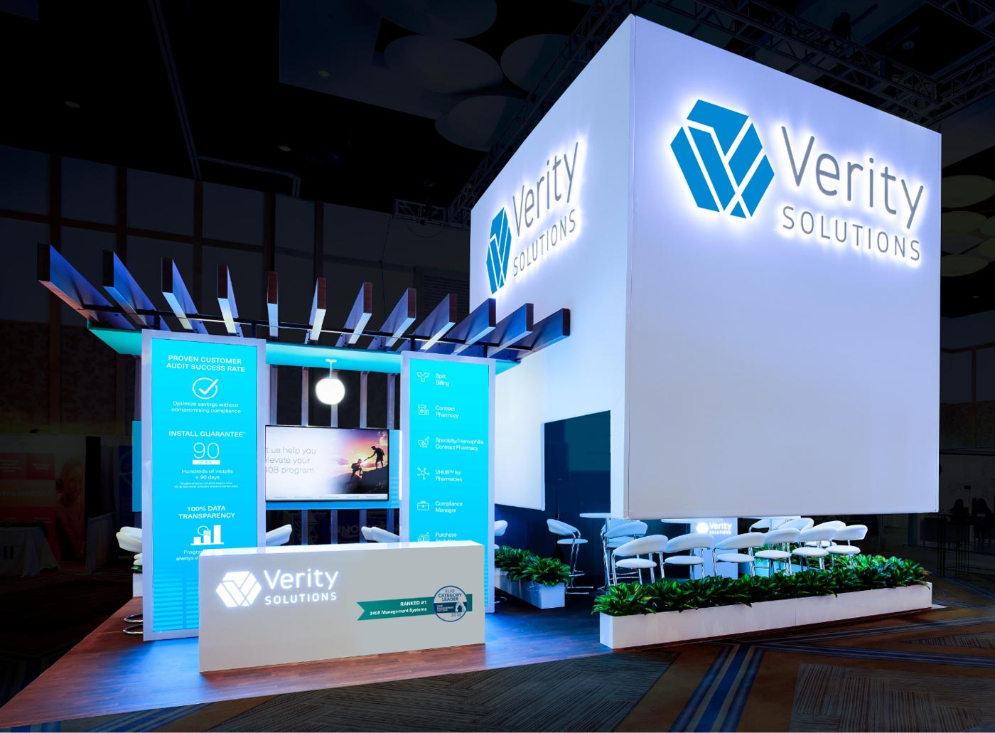 verity solutions trade show exhibit design